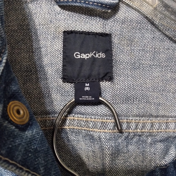 GAP Kids Medium Denim Jean Jacket. - Picture 4 of 10